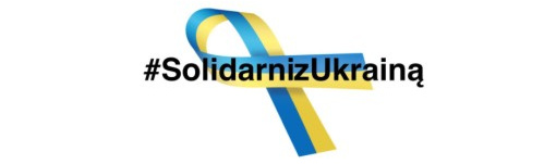 Symbol wstążki w barwach Ukrainy