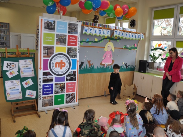"Wesołe Teatrałki" - konkurs recytatorski dla dzieci z lubińskich przedszkoli" - 2026.03.26 - Filia nr 4