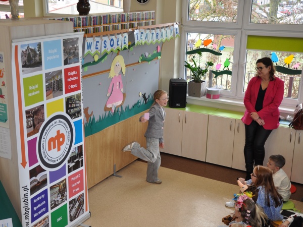 "Wesołe Teatrałki" - konkurs recytatorski dla dzieci z lubińskich przedszkoli" - 2026.03.26 - Filia nr 4