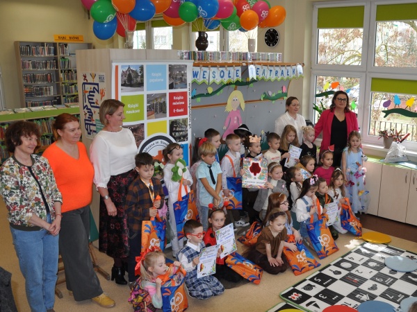 "Wesołe Teatrałki" - konkurs recytatorski dla dzieci z lubińskich przedszkoli" - 2026.03.26 - Filia nr 4